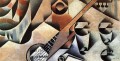 ギターとメガネ バンジョーとメガネ 1912年 フアン・グリス